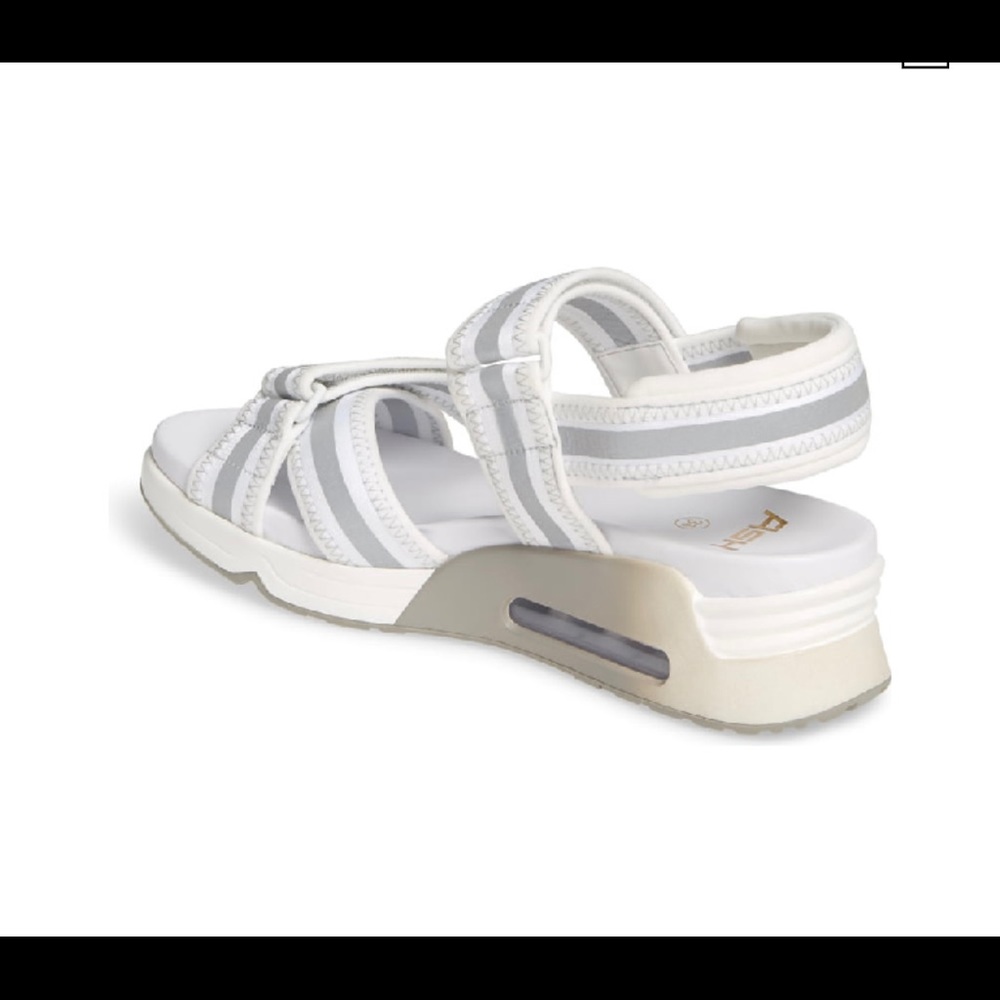 ASH Striped Platform Walking Sandals - Picture 6 of 7